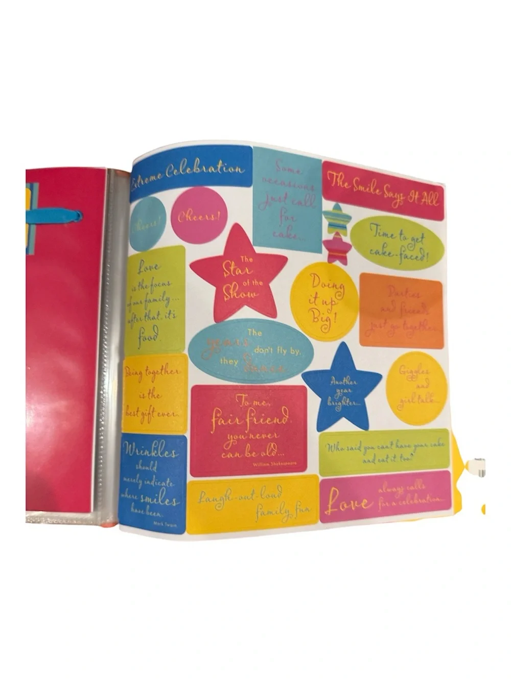 Hallmark Instant Scrapbook Album “It’s a Celebration” with 20 Pre-Designed Pages